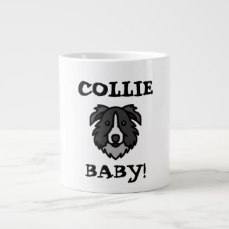 Border Collie Liefhebber Trots Cute Hond Design Grote Koffiekop