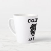 Border Collie Liefhebber Trots Cute Hond Design Latte Mok (Linkerhoek)