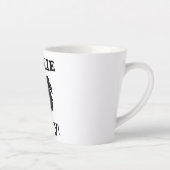 Border Collie Liefhebber Trots Cute Hond Design Latte Mok (Rechts)
