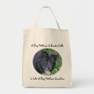Border Collie Love Sunshine Cute Dog Tote Bag