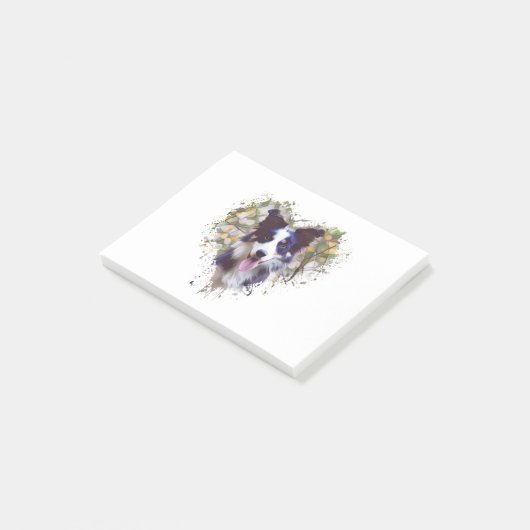 Border Collie Lover Design Post-it® Notes (Schuin)
