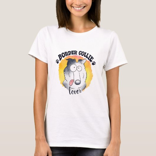 Border Collie Lover T-shirt (Voorkant)