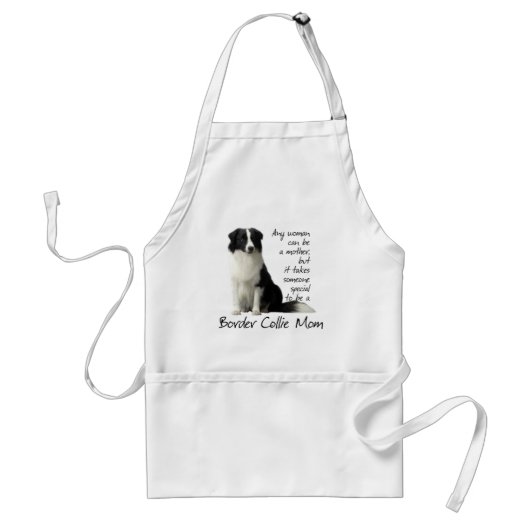 Border Collie Ma Apron Standaard Schort (Voorkant)