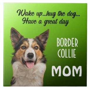 Border Collie Ma Ceramic Tile Tegeltje