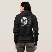 Border Collie Ma Hoodie (Achterkant volledig)