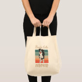 Border Collie Ma Moederdag Dog Tote Bag (Voorkant (product))