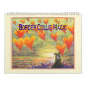 Border Collie Magic wandkalender, afbeelding per m Kalender (Hoes)