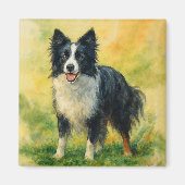 Border Collie Magneet (Voorkant)