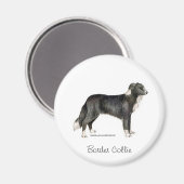Border Collie Magneet (Voorkant / Achterkant)