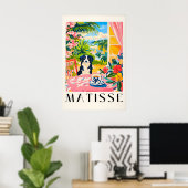 Border Collie Matisse Print Grappige Hond & Koffie (Thuiskantoor)