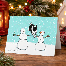 Border Collie met Sneeuwmannen | Hond Agility Kers