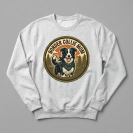 Border Collie Moeder Crewneck Hond Moeder Cadeau V Trui