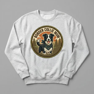 Border Collie Moeder Crewneck Hond Moeder Cadeau V Trui