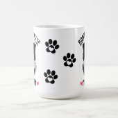 Border Collie Moeder Gift Zwart Wit Puppy Hond Koffiemok (Center)