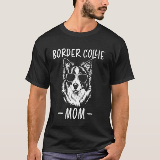 Border Collie Moeder Grappige Border Collie T-shirt (Voorkant)