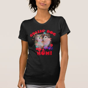 Border Collie Moeder Hondenliefhebber Beste Hond M T-shirt