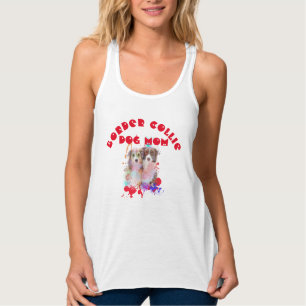 Border Collie Moeder Hondenliefhebber Beste Hond M Tanktop