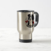Border Collie Moeder Mok - Koffiebeker Cadeau voor (Voorkant rechts)
