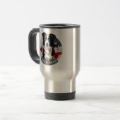 Border Collie Moeder Mok - Koffiebeker Cadeau voor (Voorkant links)