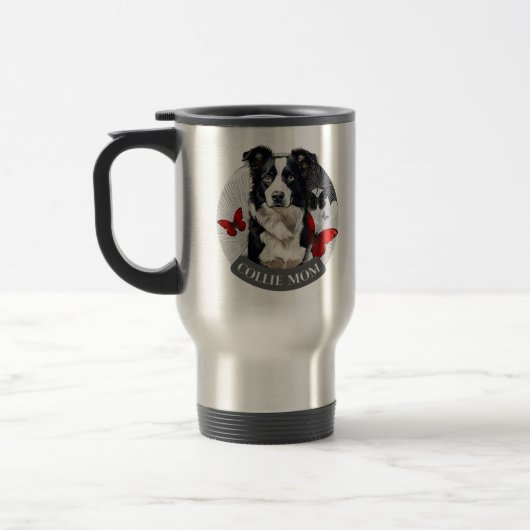 Border Collie Moeder Mok - Koffiebeker Cadeau voor (Links)