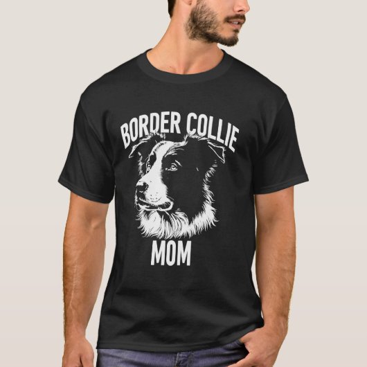 Border Collie Moeder T-shirt (Voorkant)