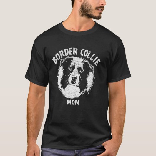 Border Collie Moeder T-shirt (Voorkant)