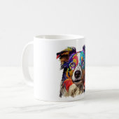 Border Collie Mok Cadeau voor Hondenliefhebbers (Voorkant links)