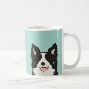 Border Collie Mok - Cute dog gift voor eigenaar va