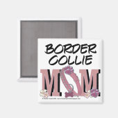 Border Collie MOM Magneet (Voorkant / Achterkant)