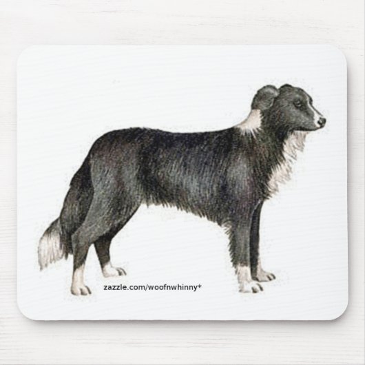Border Collie Muismat (Voorkant)