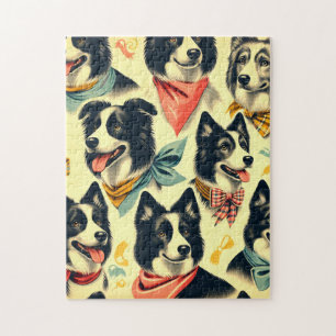  Border Collie naadloos Legpuzzel
