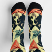  Border Collie naadloos Sokken (Top)