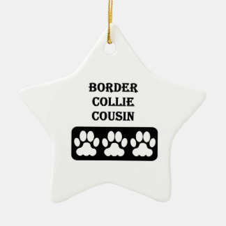 Border Collie Neef Keramisch Ornament