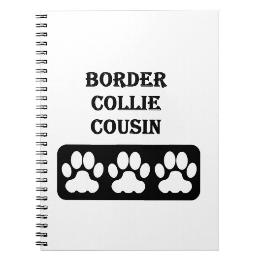 Border Collie Neef Notitieboek (Voorkant)