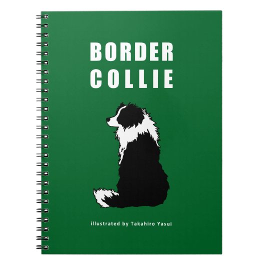 Border Collie Notebook Notitieboek (Voorkant)