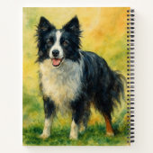 Border Collie Notitieboek (Achterkant)