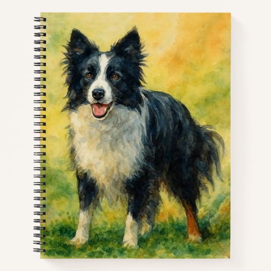 Border Collie Notitieboek (Voorkant)