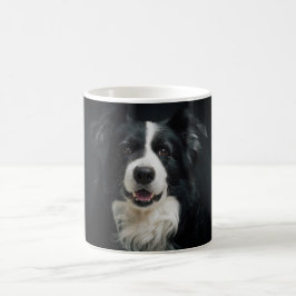 Border Collie of Uw Eigen Foto Koffiemok