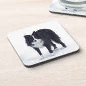 Border Collie Onderzetter (Linkerzijde)
