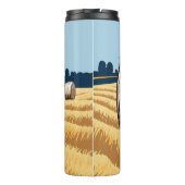 Border Collie op boerderij Thermosbeker (Achterkant)