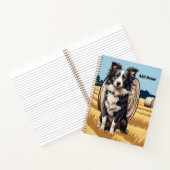 Border Collie op de boerderij Notitieboek (Binnen)