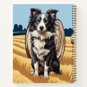 Border Collie op de boerderij Notitieboek (Achterkant)