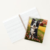 Border Collie op de boerderij Notitieboek (Binnen)