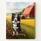 Border Collie op de boerderij Notitieboek (Achterkant)