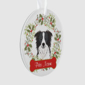 Border Collie Ornament (voorkant)