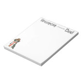 Border Collie Pap Notitieblok (Linkerzijde)