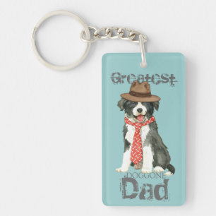 Border Collie Pap Sleutelhanger