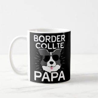 Border Collie Papa Funny For Dog Lovers Father's Koffiemok