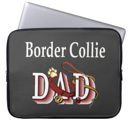 Border Collie Papa Laptop Sleeve