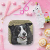 Border Collie Papieren Bordje (Feest)